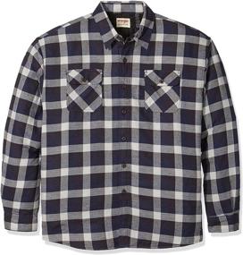 img 2 attached to Wrangler Authentics Sleeve Sherpa Flannel Men's Clothing in Shirts