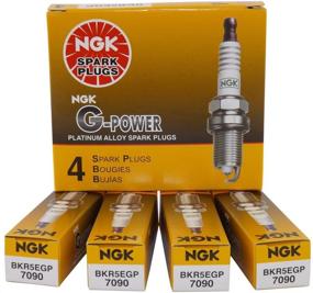 img 3 attached to Улучшите производительность с зажиганиями NGK 7090 BKR5EGP G-Power - набор из 4 шт.