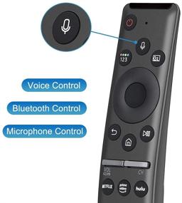 img 3 attached to Gvirtue Universal Remote for Samsung Smart TV: Voice Mic Bluetooth Controller with Netflix, Hulu Shortcut keys - BN59-01312A and Samsung 4K 8K UHD Curve TV, Samsung 6 7 8 Series LED LCD QLED