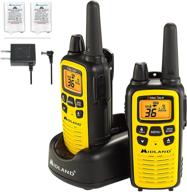 📻 midland lxt630vp3 36-channel frs two-way radio: 30 mile range walkie talkie with privacy codes, noaa weather scan & alert - 2 pack (yellow/black) logo