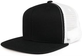 img 3 attached to 🧢 Unleash Style with Youth Snapback Trucker Boys' Accessories - Trendy Hats & Caps