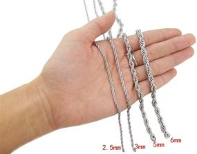 img 2 attached to Stainless Chains Findings Jewelry SC 1021 C