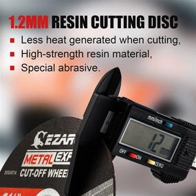 img 2 attached to Efficient Metal and Stainless Steel Cutting with EZARC Cut Off Wheel - 25 Pack