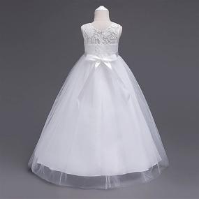 img 1 attached to 👗 Girls' Vintage Bridesmaid Dress for 13-14 Year Olds in Dresses - Girls' Clothing