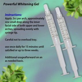 img 1 attached to 🦷 Professional Bright White Smiles Teeth Whitening Kit with 35% Carbamide Peroxide Gel, Home Refill System for Whiter Results, Includes 5X 5cc/ml Syringes