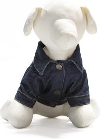 img 2 attached to Gooby Denim Jacket: Stylish Pet Outerwear for All Seasons