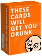 these cards will get you drunk - the ultimate fun adult drinking game for epic parties! logo