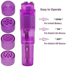 img 1 attached to Finever Massager Handheld Pocket Purple