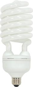 img 1 attached to 💡 Satco S7386 65W (300W) 4300lm Hi-Pro Spiral CFL Bulb, Daylight White 5000K, Medium Base, 120V