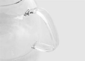 img 2 attached to 🍵 Stainless Filter Strainer Glass Teapot