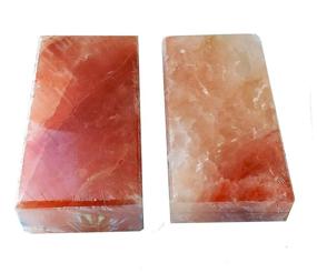 img 1 attached to 🦶 Himalayan Salt Blocks Set of 2 for feet -Size 8"x 4"x 2" by RawHarvest