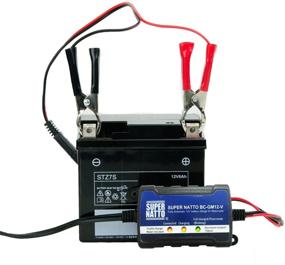 img 3 attached to 🔋 Умный компактный зарядное устройство для поддержания заряда аккумулятора 12V для мотоцикла и ATV - Supernatto