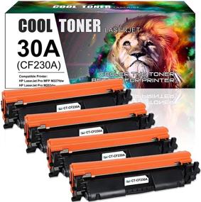 img 4 attached to 🖨️ Cool Toner HP 30A 30X CF230A CF230X Compatible Toner Cartridge Replacement - Ideal for HP Pro MFP M227fdw M203dw M227fdn M203dn M203d M227sdn M203 M227 Laser Printers - Black Ink, 4-Pack