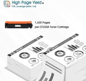 img 2 attached to 🖨️ Cool Toner HP 30A 30X CF230A CF230X Compatible Toner Cartridge Replacement - Ideal for HP Pro MFP M227fdw M203dw M227fdn M203dn M203d M227sdn M203 M227 Laser Printers - Black Ink, 4-Pack