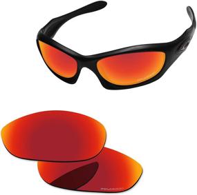 img 3 attached to 🕶️ PapaViva Lenses Replacement for Oakley Monster Sunglasses: Upgrade Your Eyewear Accessories with Men's Accessories"