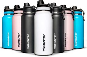 img 4 attached to Momentop Hydration Sports Bottle Easy Carry