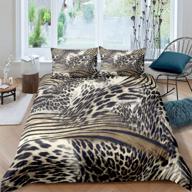 feelyou leopard comforter bedspread collection logo