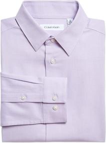 img 1 attached to Stylish Calvin Klein Sleeve Patterned Button Down Boys' Clothing - Tops, Tees & Shirts
