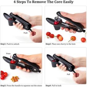 img 2 attached to 🍒 YEVIOR Cherry Pitter Tool: Portable Multi-Function Fruit Corer and Pitter Remover for Cherries, Olives, Jujube and Red Dates - Perfect for Your Home Kitchen!