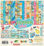 🏖️ carta bella paper company summer splash collection kit: dive into a cbspl83016 dream logo