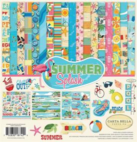 img 1 attached to 🏖️ Carta Bella Paper Company Summer Splash Collection Kit: Dive Into a CBSPL83016 Dream