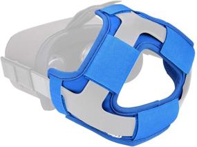 img 3 attached to 🌬️ Sweatproof VR Face Silicone Cover & Head Strap Pad Cushion for Oculus Quest - Ultimate Comfort and Hygiene for Your Virtual Reality Experience