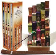 🌿 hem incense sticks set #1 with incense stick holder - 25 unique fragrances variety pack логотип