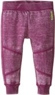 👧 stylish and comfortable reebok girls' little yoga fleece legging: must-have for active girls logo