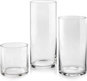 img 2 attached to Glass Cylinder Vases Inch Tall Home Decor for Vases