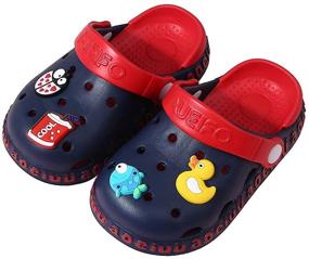 img 4 attached to JUXI Toddler Sandals Slippers Numeric_5 Boys' Shoes