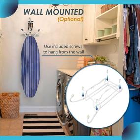 img 2 attached to 🔌 Streamline Your Laundry Routine with the OverTheDoor Iron Board Caddy - Convenient Iron and Ironing Board Storage Organizer