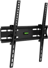 img 4 attached to 📺 Mount-It! Tilt TV Wall Mount Bracket - VESA 400x400, Low-Profile, 32-55 Inch TVs, 77 Lbs Capacity