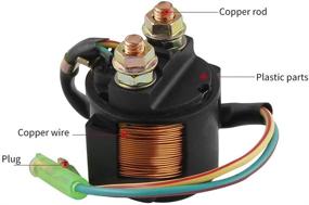 img 2 attached to 🔌 TRX250/Fourtrax/Recon/Sportrax - Starter Solenoid Relay (2003-2008) + KLT200/Ducster ATV (1981-1983)