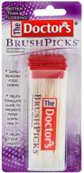 🦷 doctor's brushpicks interdental toothpicks 120-pack for effective oral care logo