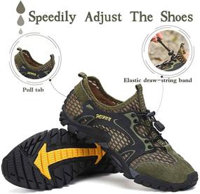 img 1 attached to SITAILE Water Barefoot Hiking Walking Men's Shoes in Athletic