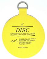 invisible adhesive plate hanger disc by flatirons - 4 inch, pack of 6 logo
