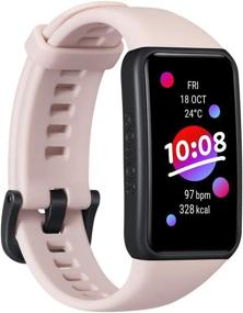 img 4 attached to 🌸 HONOR Band 6 Fitness Tracker Smart Watch: 1.47''AMOLED, SpO2, Heart Rate Monitor, 14 Days Battery, Female Cycle Tracker, 5ATM Waterproof - Global Version (Pink)