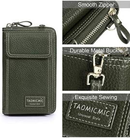 img 1 attached to 👜 Womens Crossbody Bag Cell Phone Wallet: The Perfect Small Leather Handbag