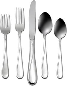 img 4 attached to 🍴 Oneida 45 Piece Stainless Steel Flatware Set - Premium Quality Cutlery for All Dining Occasions, Model 2865045A