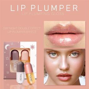 img 4 attached to Ultimate Lip Plumper Set: Natural Lip Care Serum for Fuller, Hydrated Lips, Lip Enhancer, Lip Mask - Reduce Fine Lines and Achieve Beautiful, Fuller Lips
