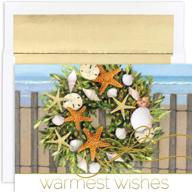 masterpiece warmest wishes 18-count christmas cards: radiate holiday cheer with warm wishes wreath design логотип