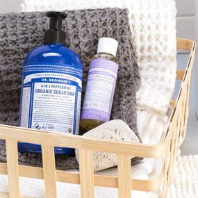 img 2 attached to 🧼 Dr. Bronner's 4 Ounce Pure-Castile Liquid Soap Variety Pack: Peppermint, Lavender, Tea Tree, Eucalyptus, Almond - Organic Oils, 18-in-1 Uses: Face, Body, Hair, Laundry, Pets, Dishes