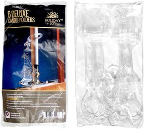 img 2 attached to Enhance Your Holiday Atmosphere with Holiday Joy's 6 Deluxe Electric Window Candle Lamp Holders - Flameless Candles Secured by the World's Strongest Suction Cups - Proudly Made in the USA