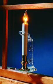 img 1 attached to Enhance Your Holiday Atmosphere with Holiday Joy's 6 Deluxe Electric Window Candle Lamp Holders - Flameless Candles Secured by the World's Strongest Suction Cups - Proudly Made in the USA