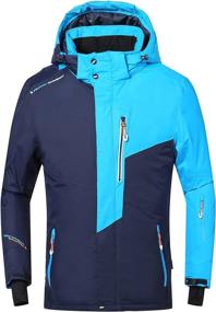 img 4 attached to 🏔️ Stay Warm and Dry on the Slopes with PHIBEE Men's Waterproof Windproof Outdoor Fleece Ski Jacket