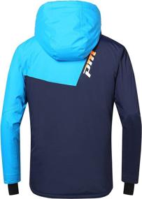 img 3 attached to 🏔️ Stay Warm and Dry on the Slopes with PHIBEE Men's Waterproof Windproof Outdoor Fleece Ski Jacket