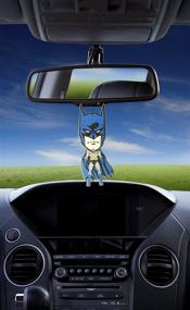 img 1 attached to 🦇 Plasticolor 005416R01 Vanillaroma Scent DC Comics Batman Wiggler: Enhance Your Ride with Officially Licensed Air Freshener!