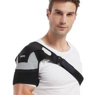 📦 premium shoulder stability brace: effective pain relief for rotator cuff, arthritis & more - adjustable support for men and women (l-xl) логотип