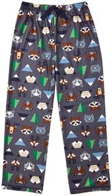 img 2 attached to 🦊 Multicolor St. Eve Boys' Sleep Pant 2-Pack - Fox Print & Navy - Size 14