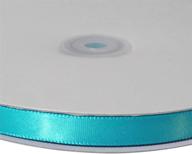 🎀 premium turquoise homeford single face satin ribbon: 1/4-inch by 100-yard, ideal for crafts and gift wrapping logo